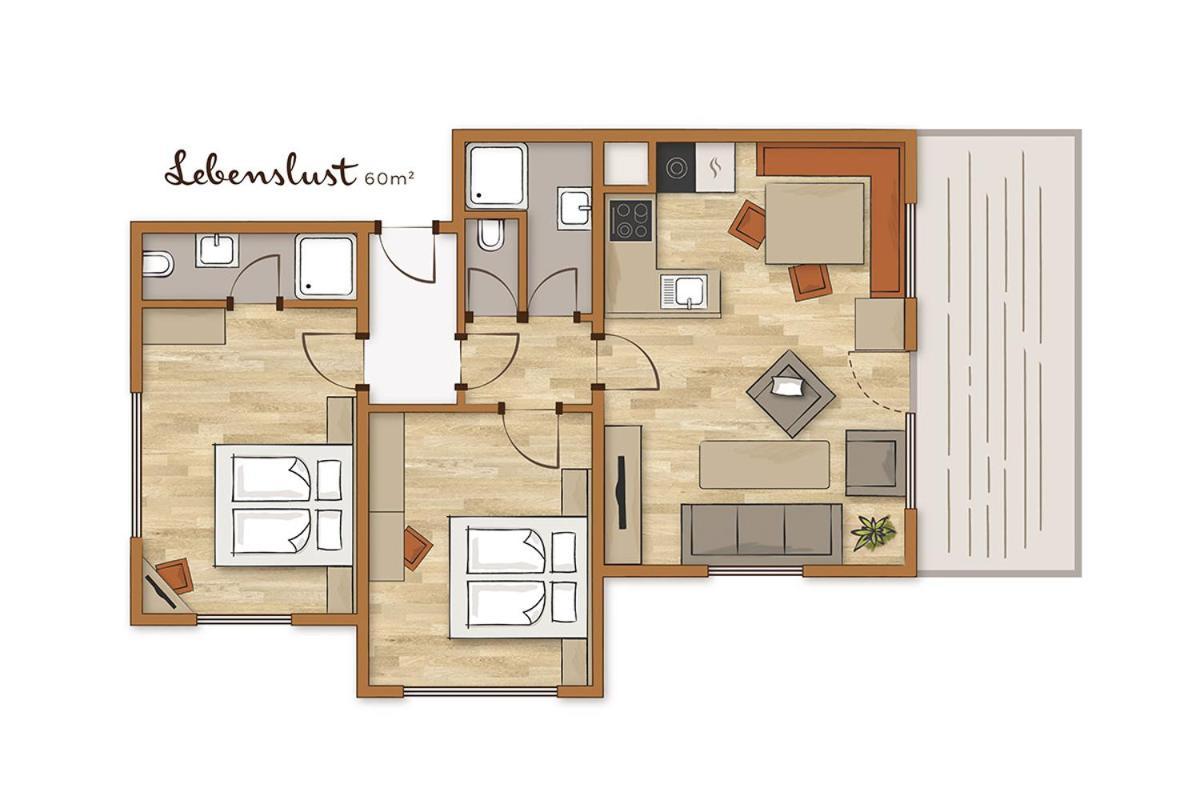 Bio-Holzhaus Und Landhaus Heimat Apartment รัมเซา อัม ดาคชไตน์ ห้อง รูปภาพ